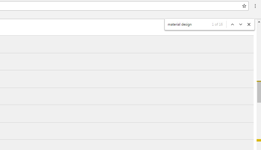 Google's Material Design for Chrome web browser